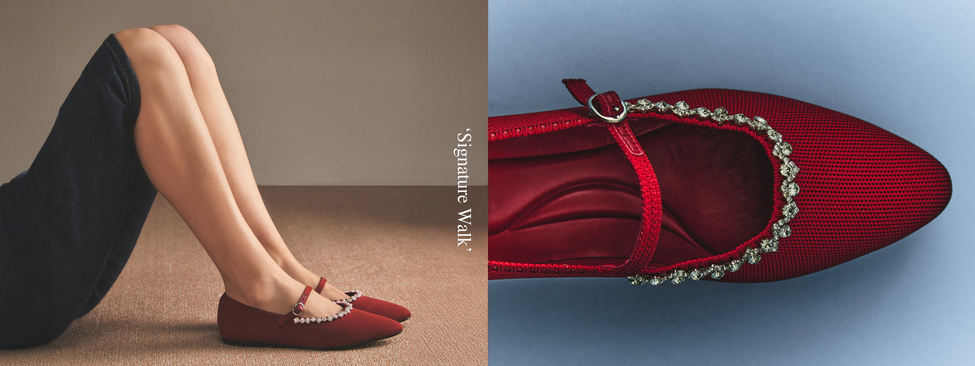 DARLIN Red Signature Walk - รองเท้า Signature Walk สีแดง