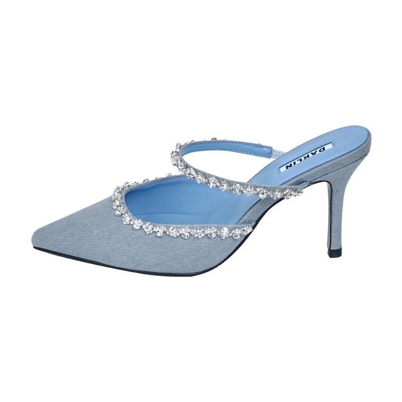 BLUE JEAN SIGNATURE HEEL - DARLIN ดาริน Footwear